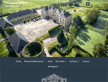 Tablet Screenshot of chateau-de-quineville.com